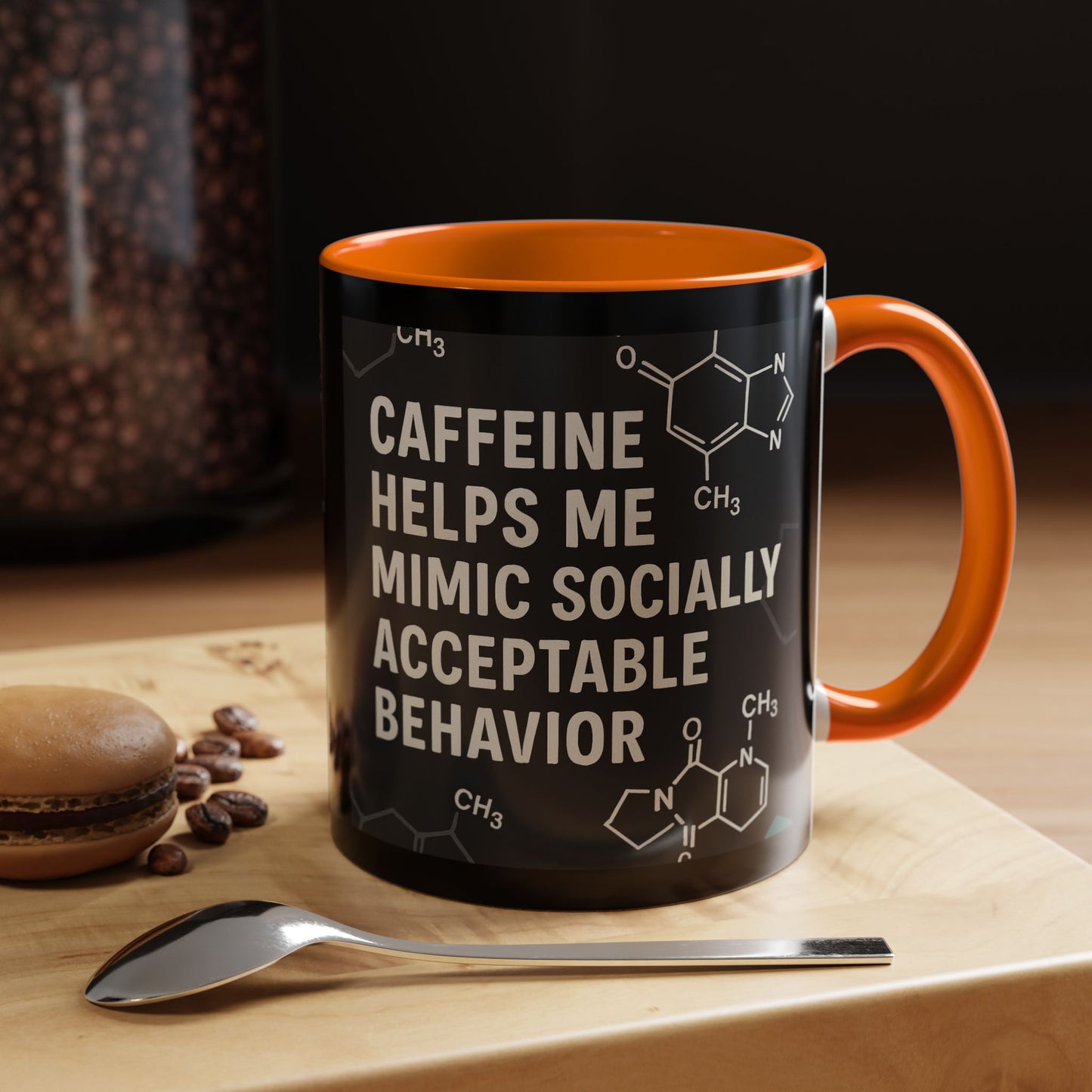 Socially Acceptable 2-Tone Coffee Mug