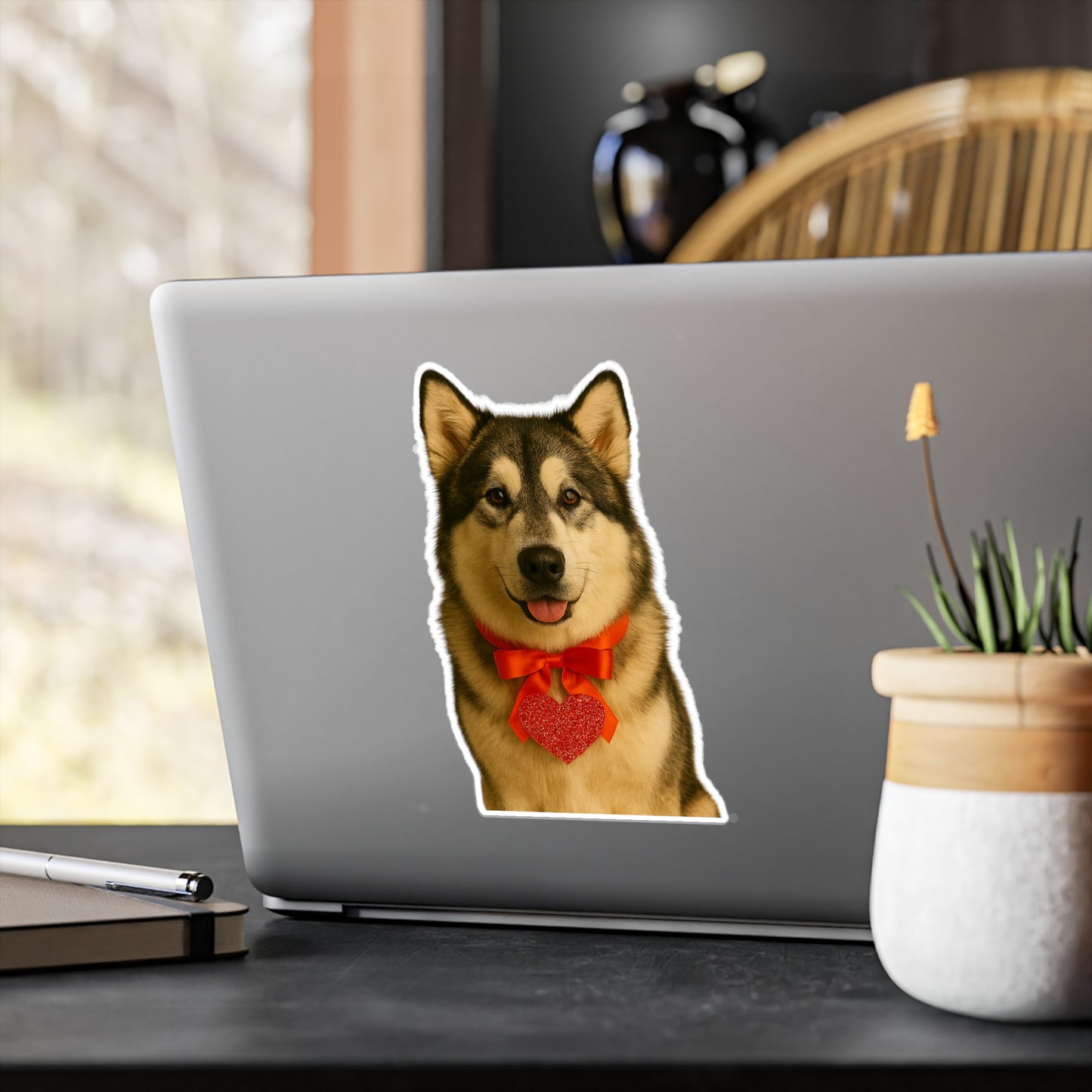 Cupid's Companion Malamute Vinyl Decal