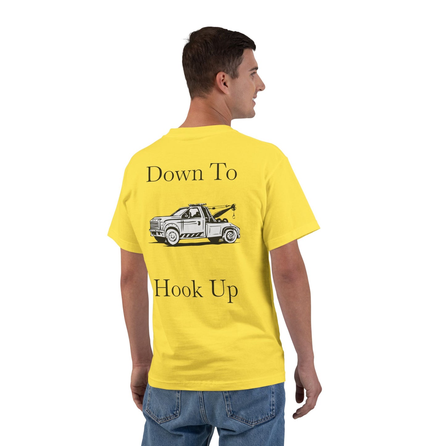 Down To Hook Up Men's Short-Sleeve Crewneck Tee