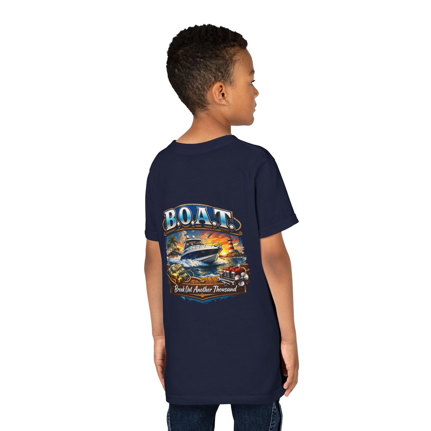 B.O.A.T. Youth Unisex Short Sleeve Crewneck Tee