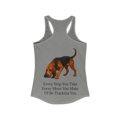 Tracking You Women's Racerback Tank