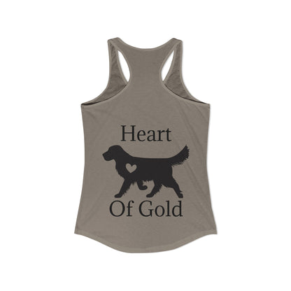 Heart Of Gold Women's Racerback Tank