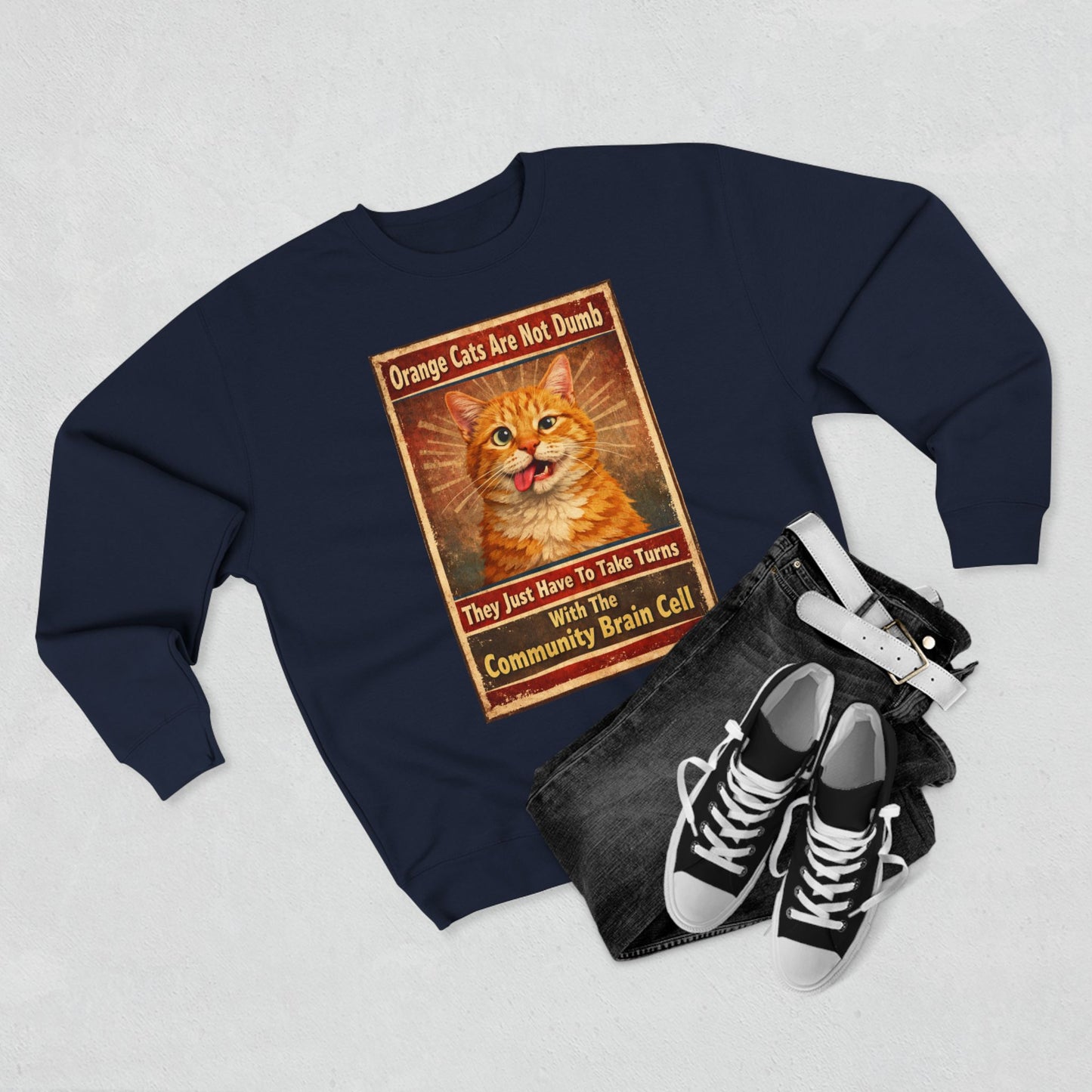 Community Brain Cell Unisex Crewneck Sweatshirt