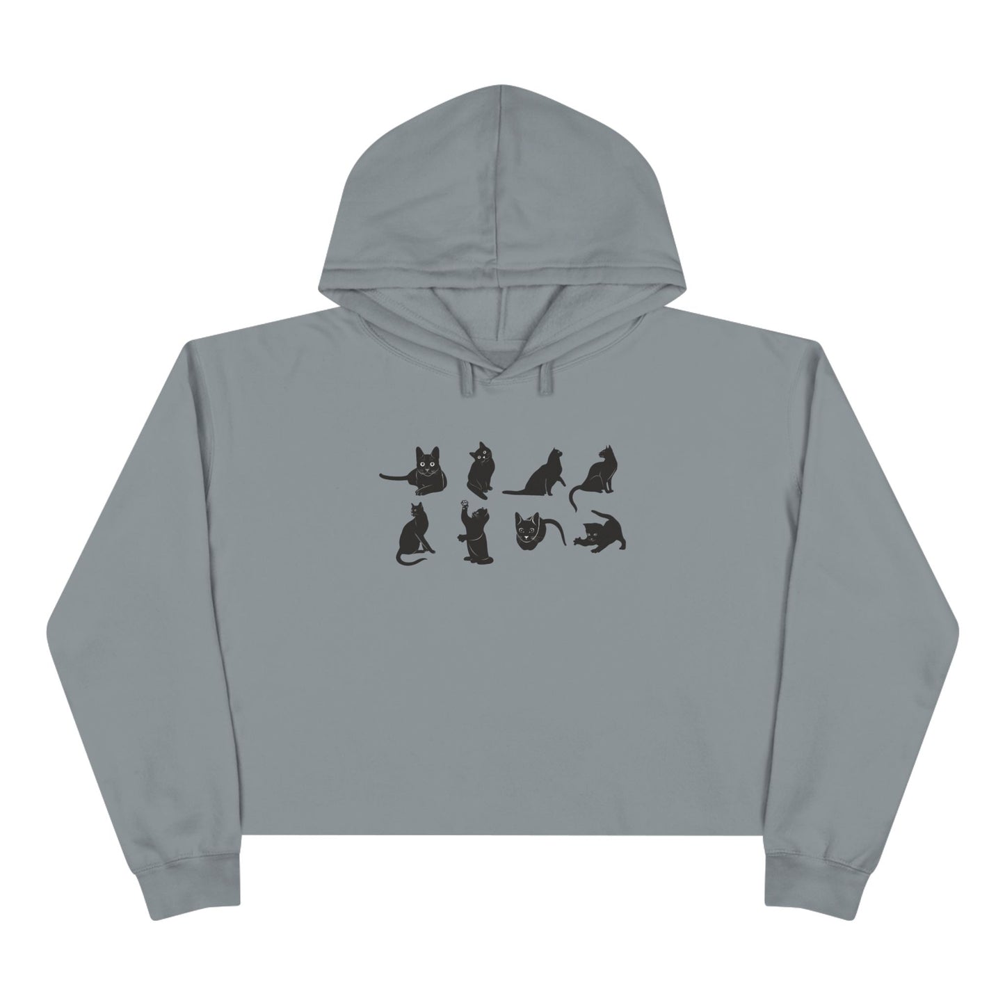 Cats Women's Crop Hoodie