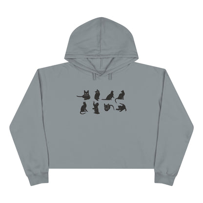 Cats Women's Crop Hoodie