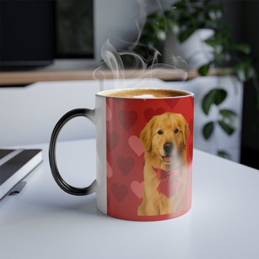 Cupid's Companion Golden Color Changing Mug