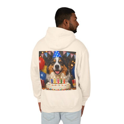 Birthday Buddy Aussie Unisex Lightweight Hoodie