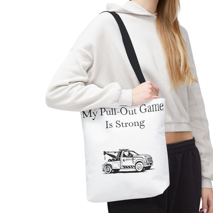 Pull Out Wheel Lift Tow Truck Tote Bag