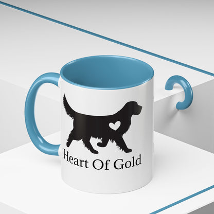 Heart Of Gold 2-Tone Coffee Mug
