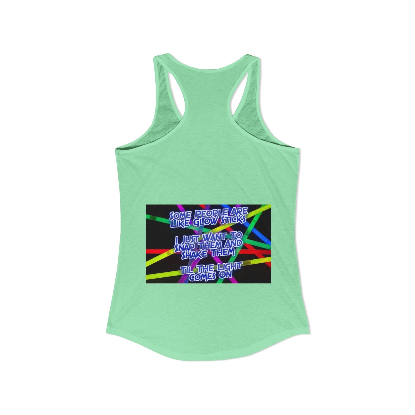 Glow Sticks Women's Racerback Tank