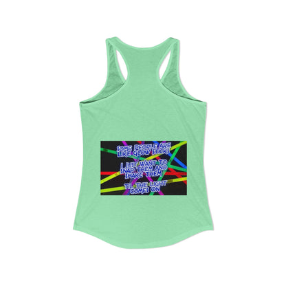 Glow Sticks Women's Racerback Tank