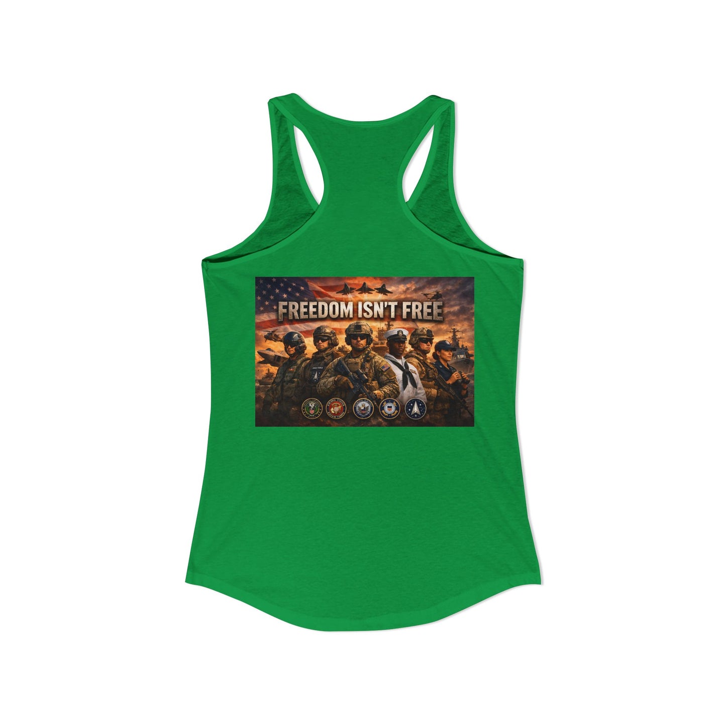 Freedom Isn't Free Women's Racerback Tank
