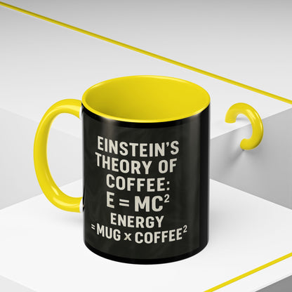 Einstein's Theory Of Coffee 2-Tone Coffee Mug