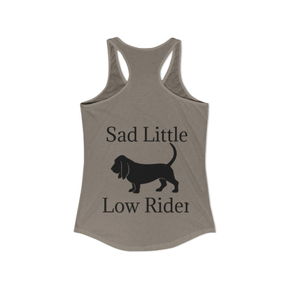 Sad Little Low Rider Women's Racerback Tank