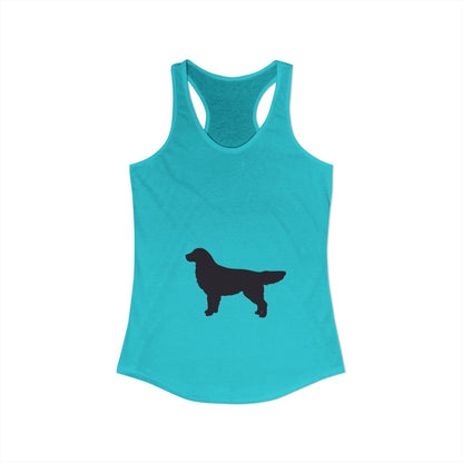 Golden Silhouette Women's Racerback Tank