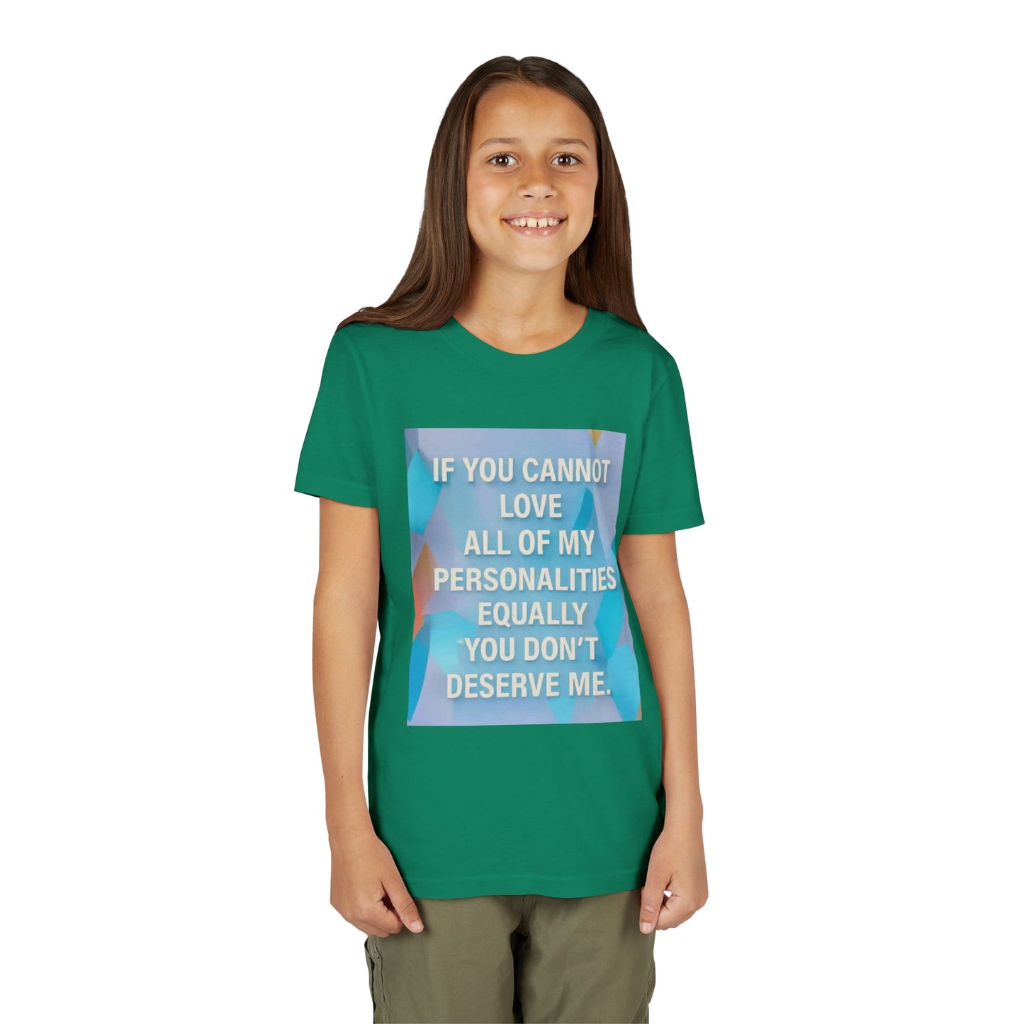 All Of My Personalities Youth Unisex Short Sleeve Crewneck Tee