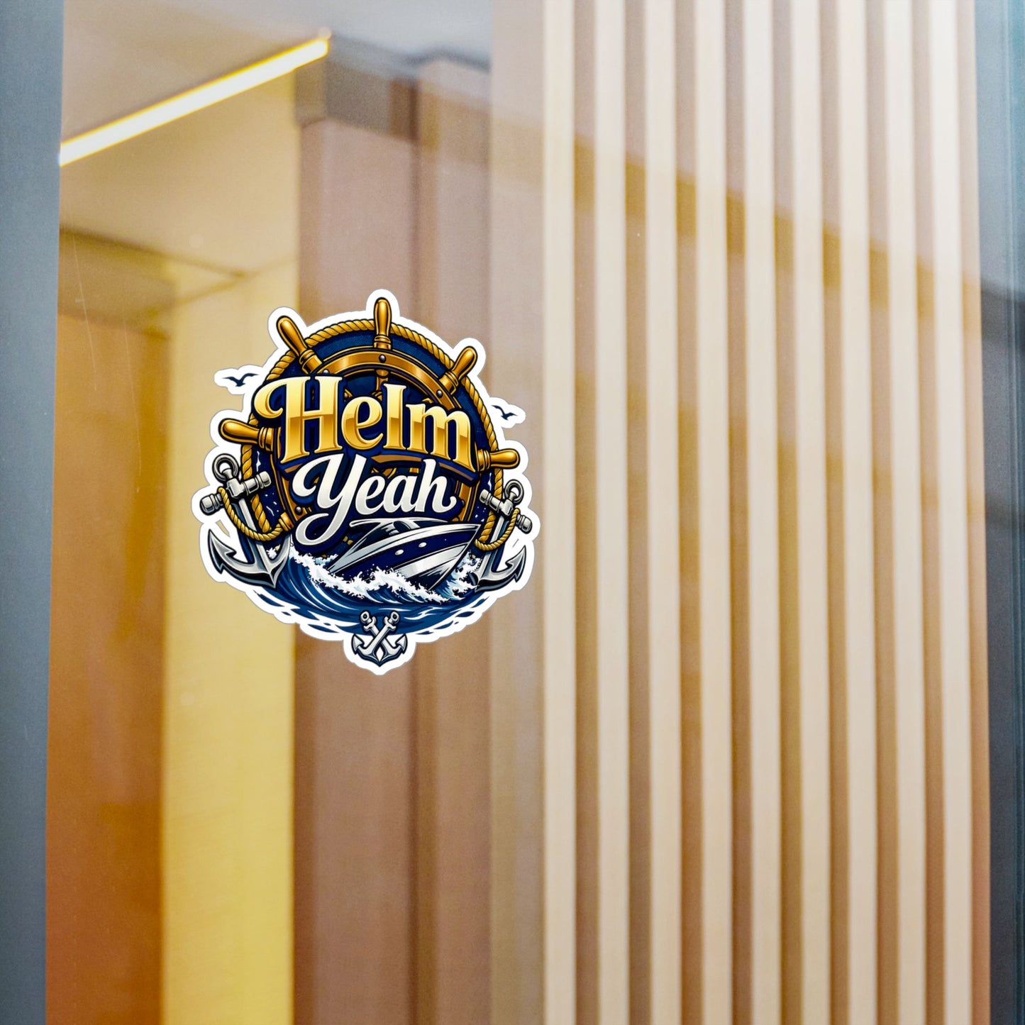 Helm Yeah Vinyl Decal