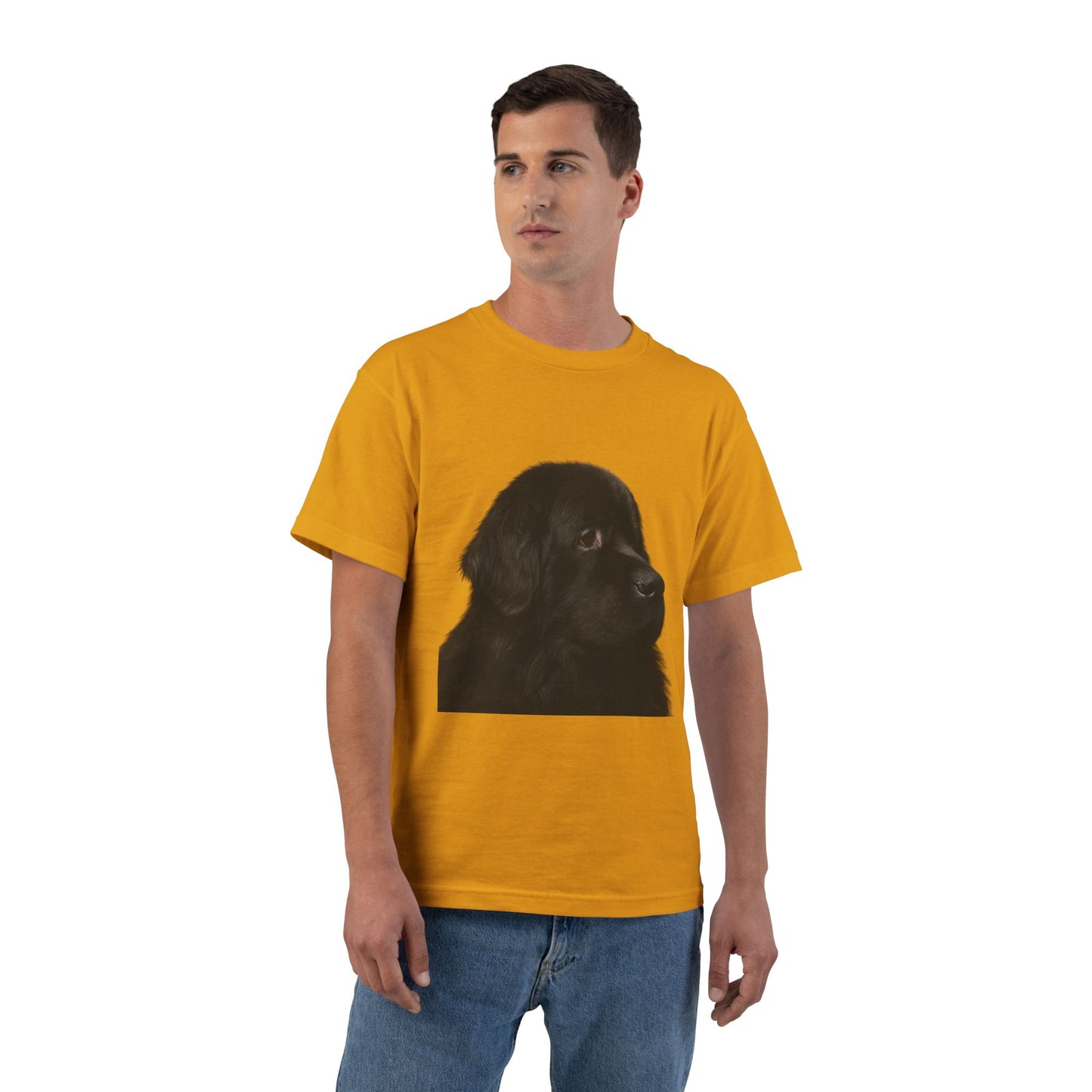 Newfie Head Men's Short-Sleeve Crewneck Tee