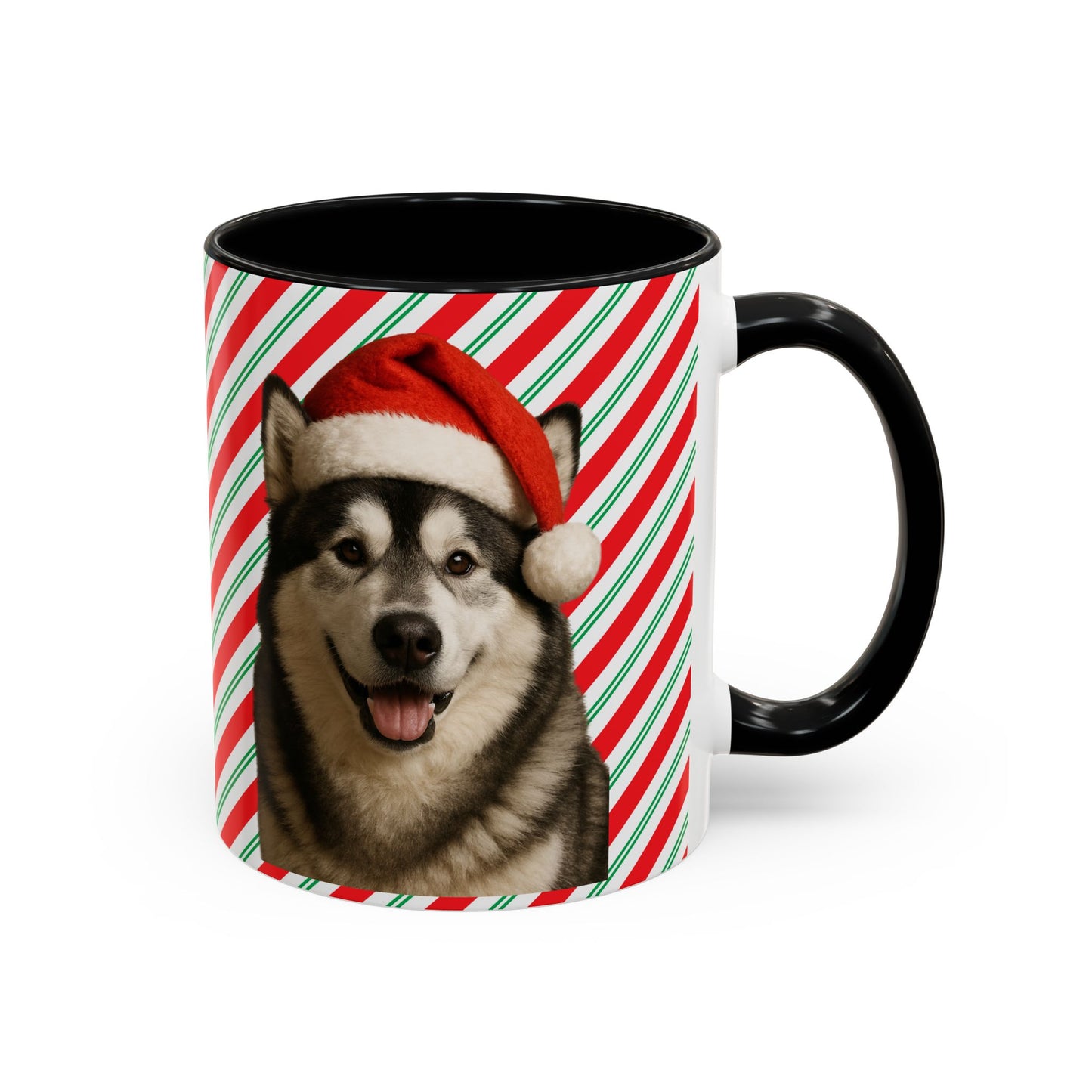 Santa Paws Malamute 2-Tone Coffee Mug