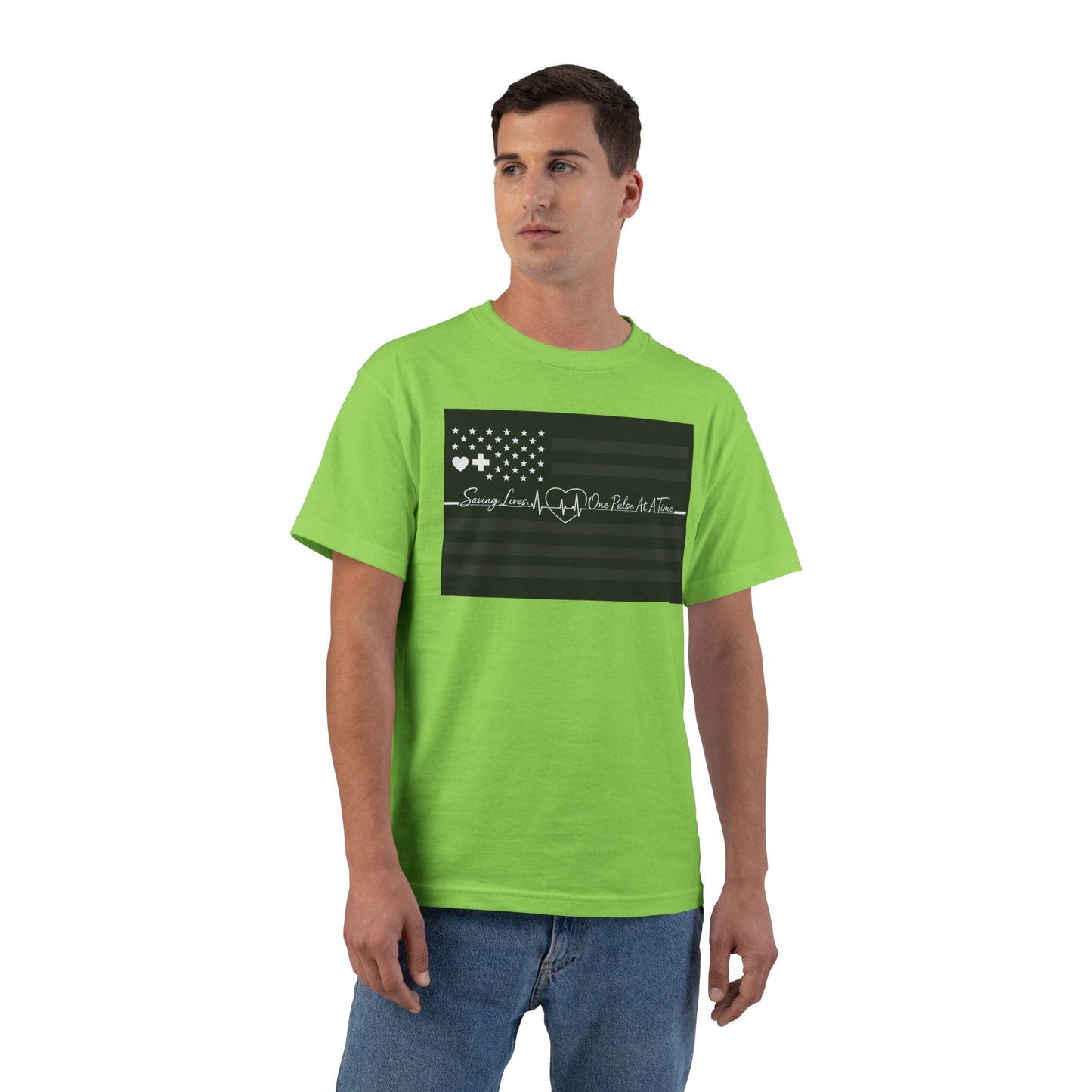 Thin White Line Men's Short-Sleeve Crewneck Tee