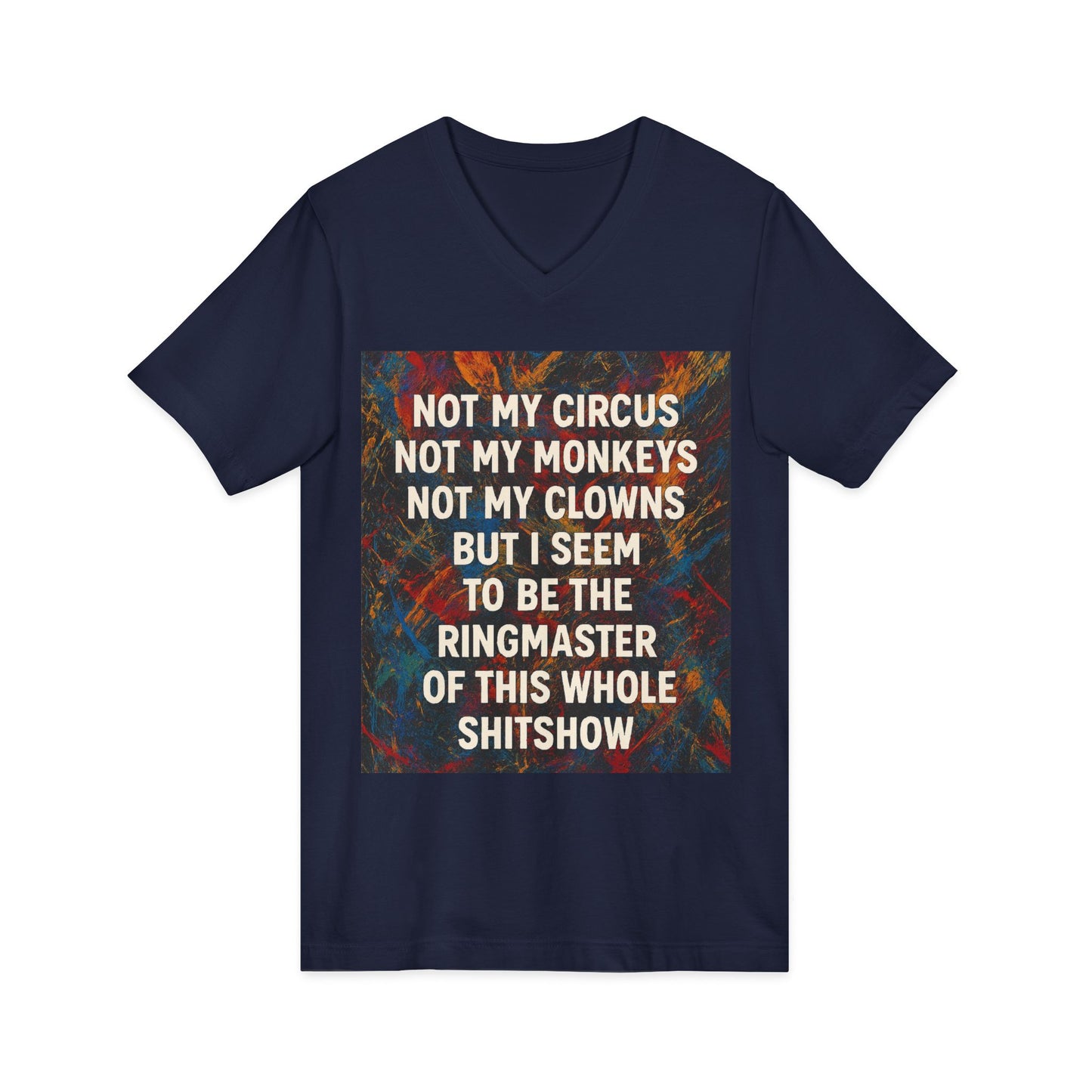 Ringmaster Unisex Short Sleeve V-Neck Tee