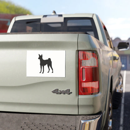 Basenji Silhouette Indoor/Outdoor Magnet