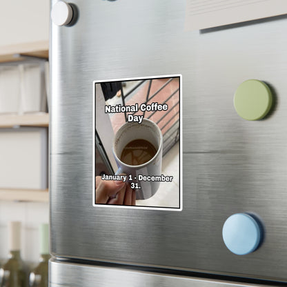 National Coffee Day Vinyl Decal