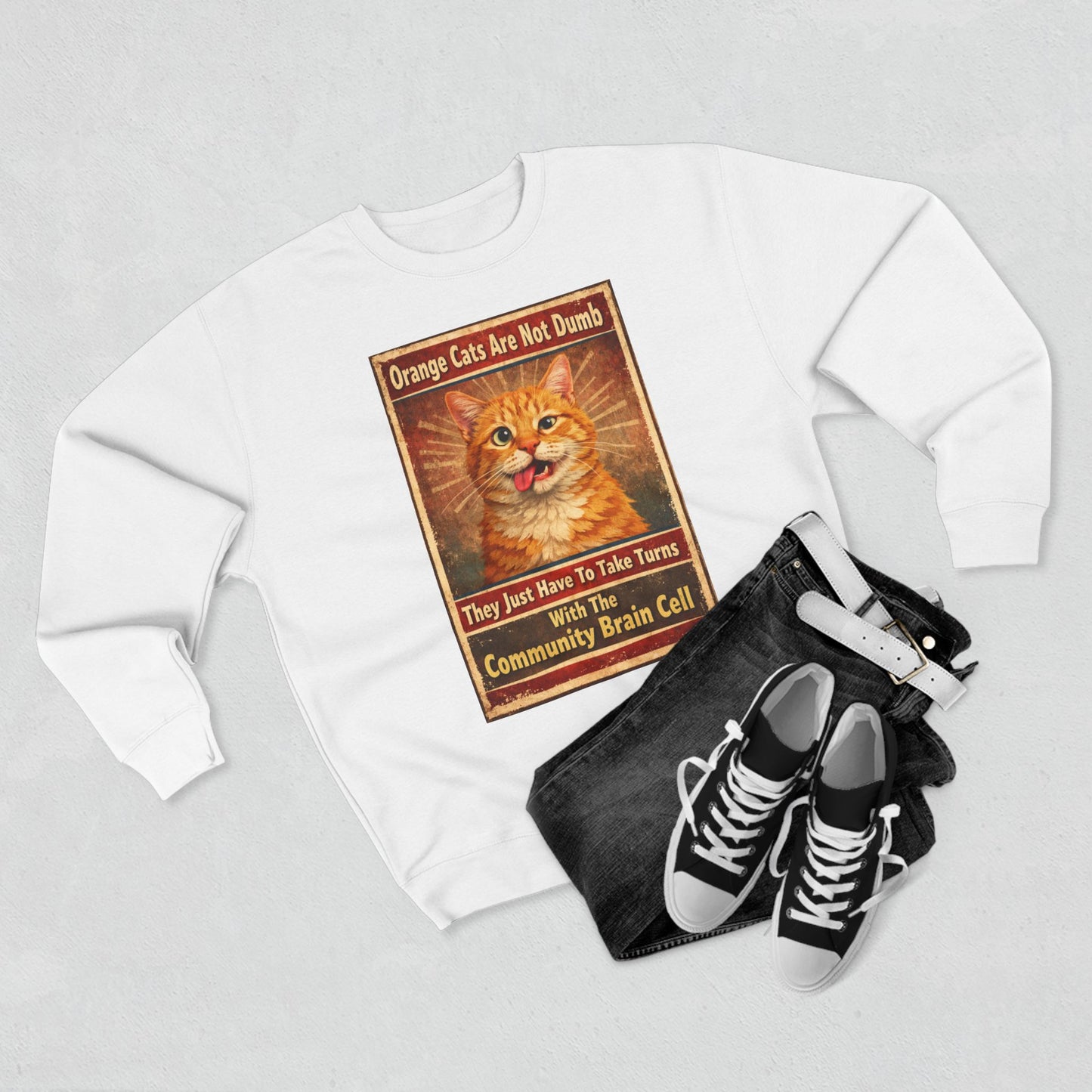 Community Brain Cell Unisex Crewneck Sweatshirt