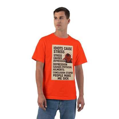 Stupid People Men's Short-Sleeve Crewneck Tee