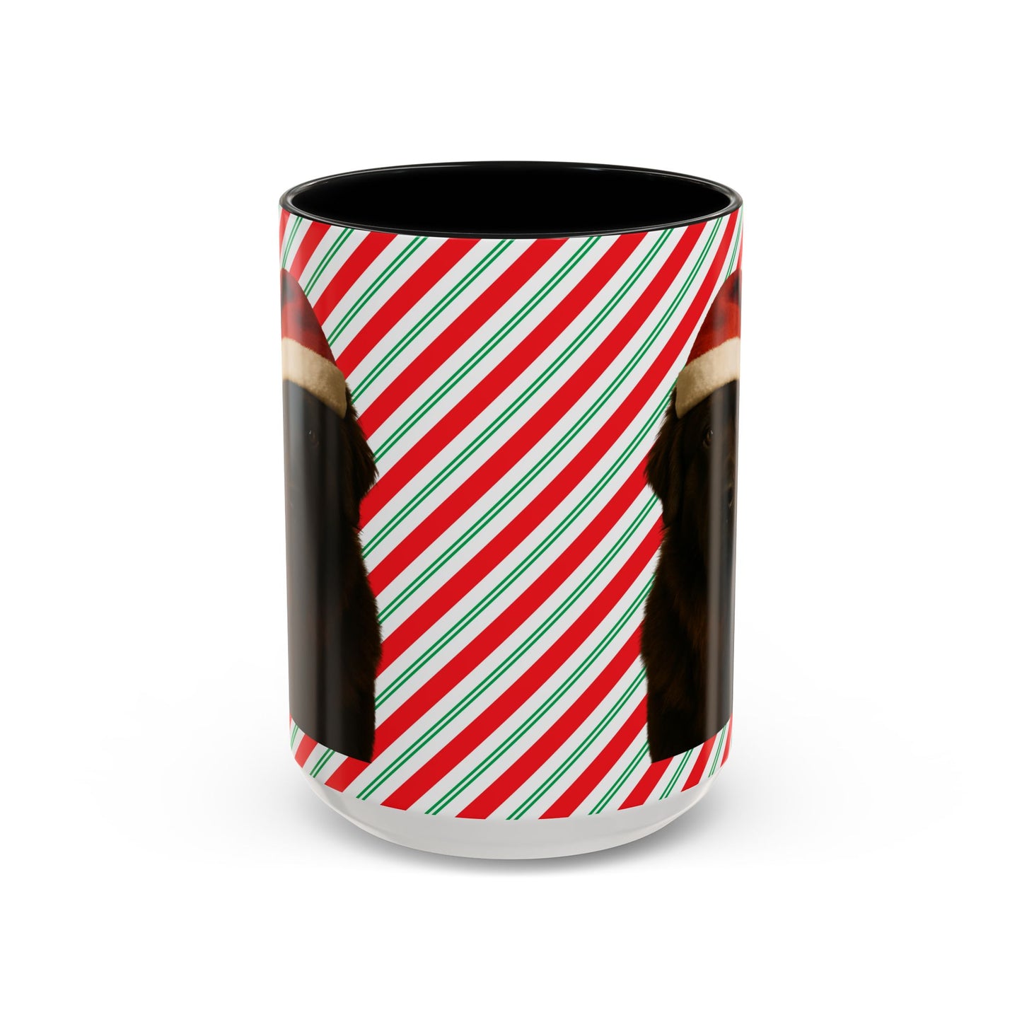 Santa Paws Newfie 2-Tone Coffee Mug