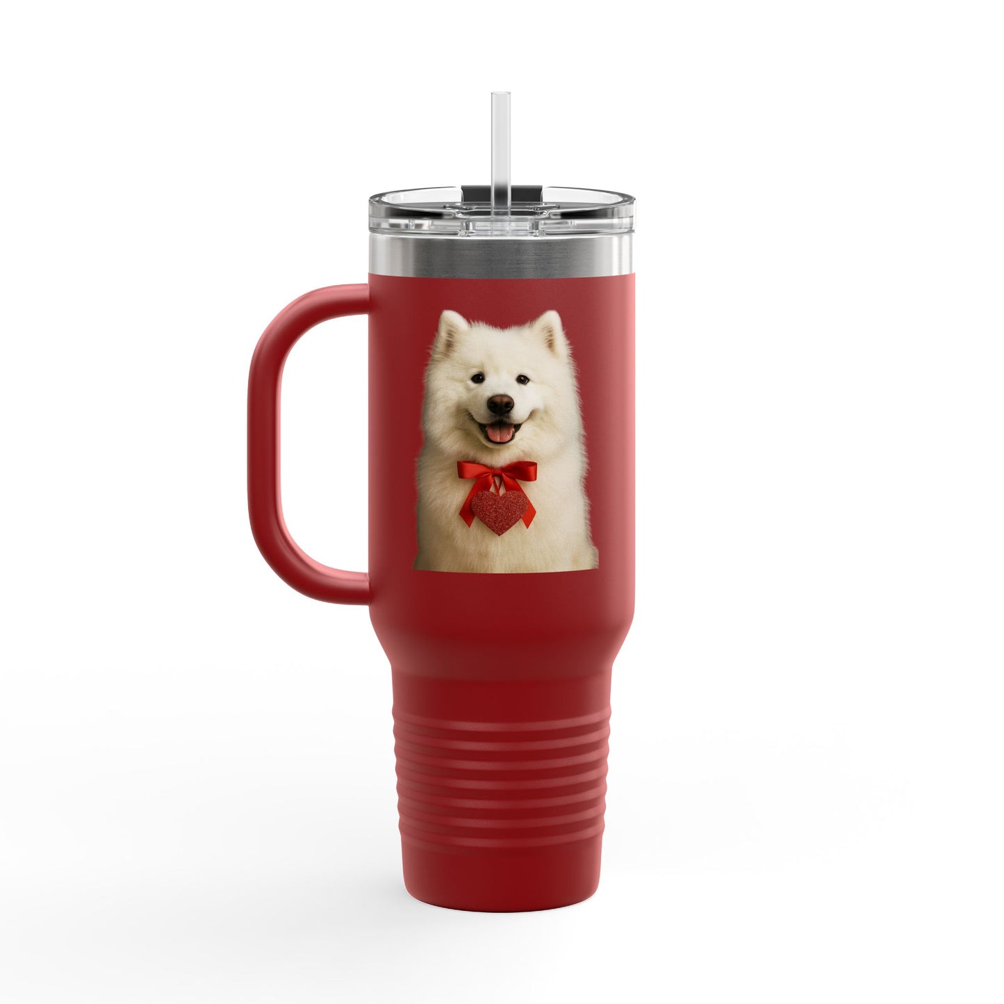 Cupid's Companion Samoyed Insulated Travel Mug