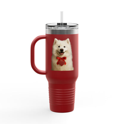 Cupid's Companion Samoyed Insulated Travel Mug