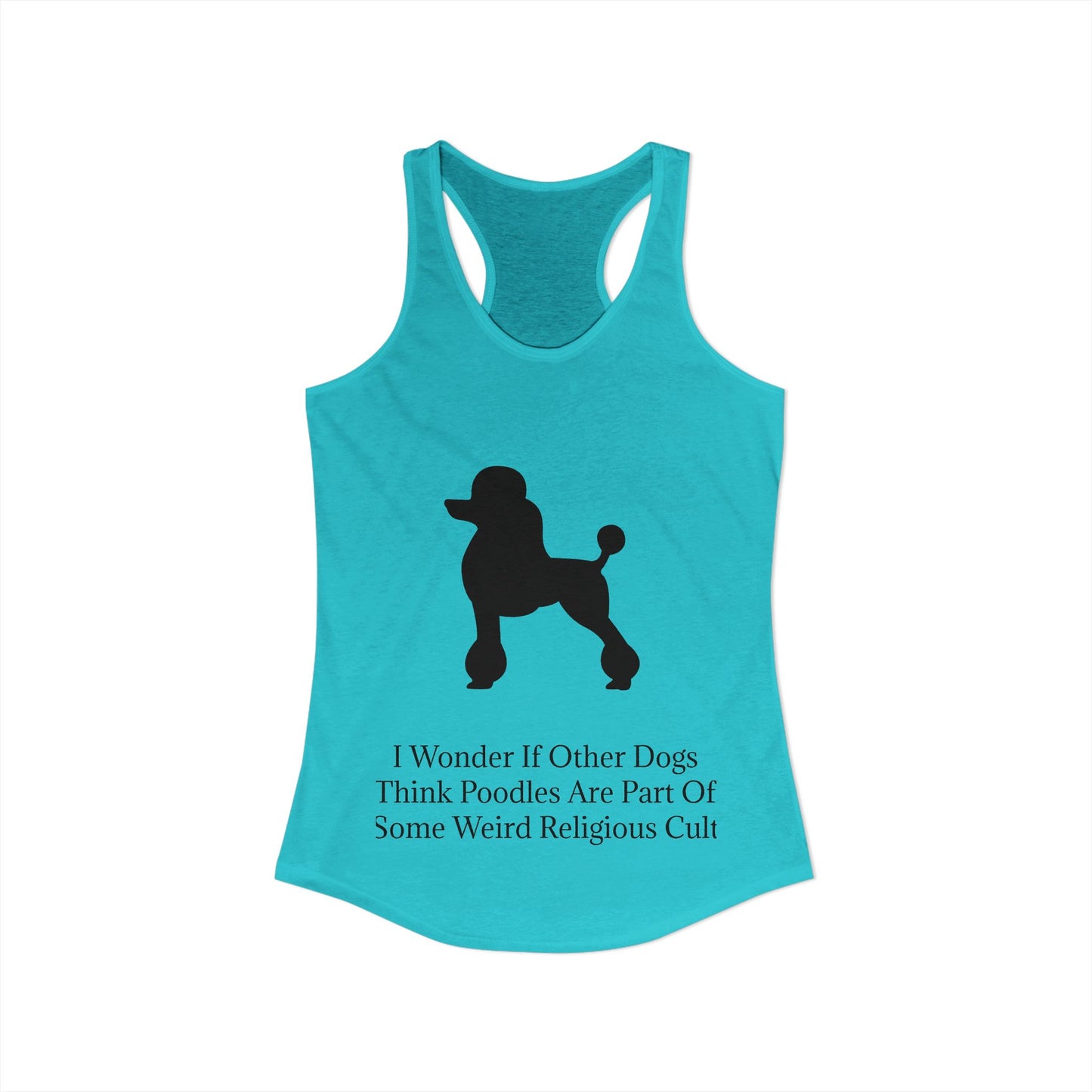 I Wonder Women's Racerback Tank