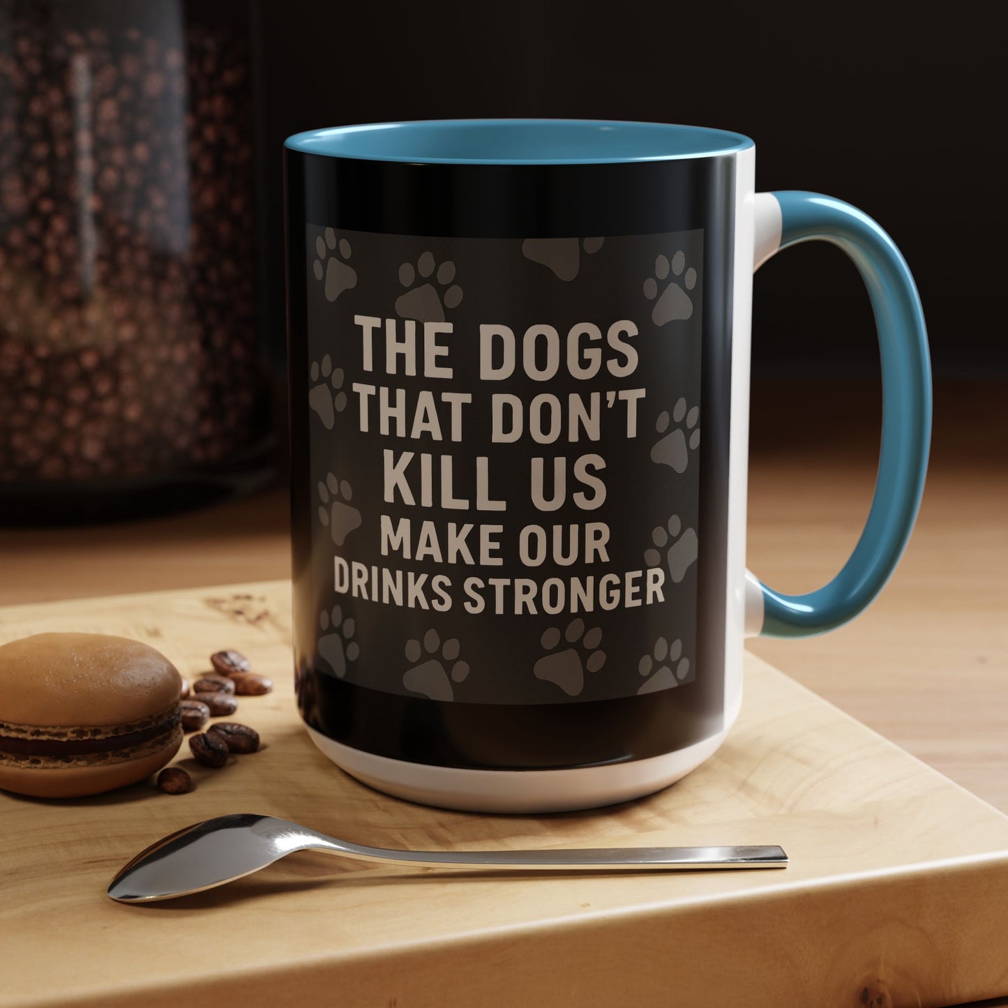 Drinks Stronger 2-Tone Coffee Mug