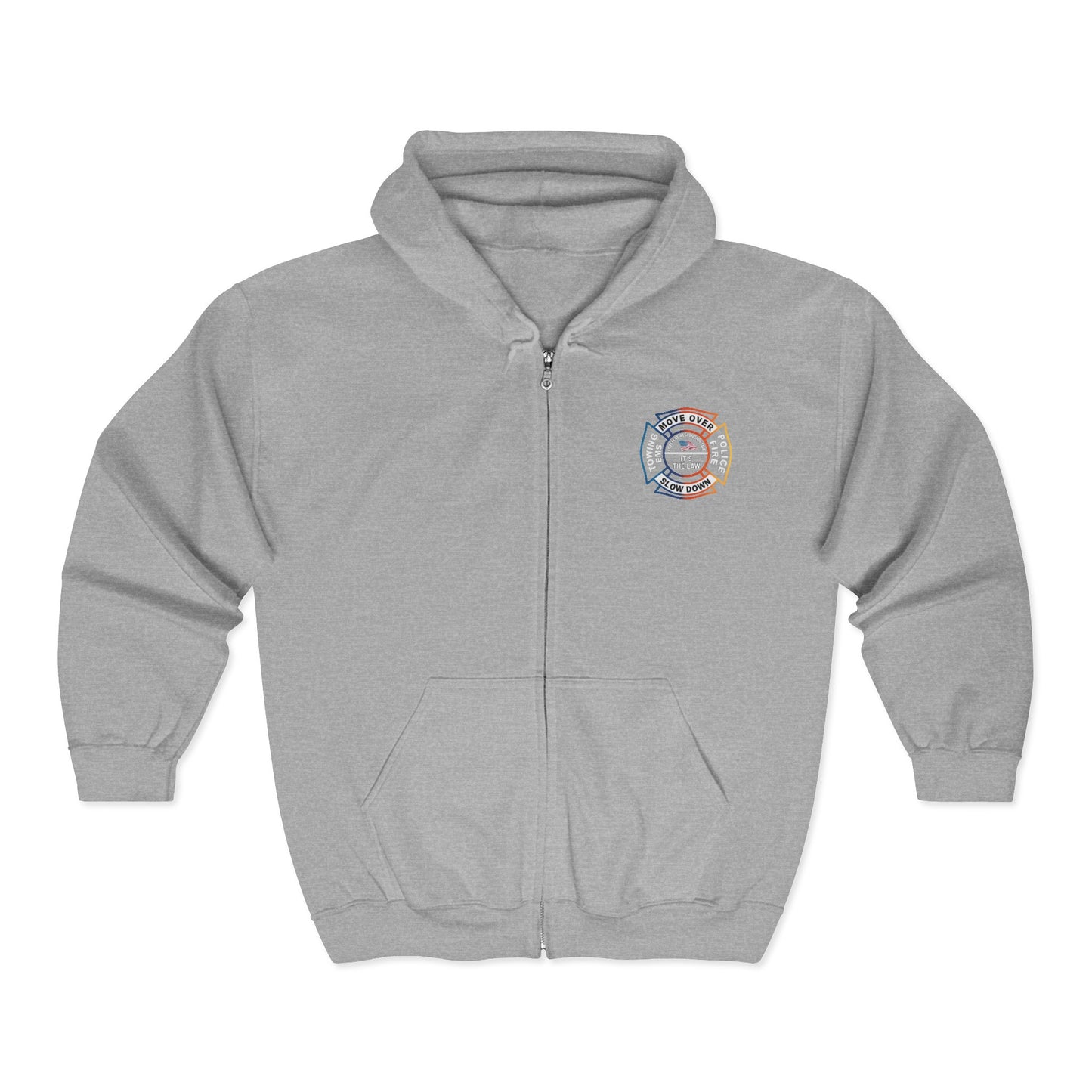 Let First Responders LIve Unisex Full Zip Hoodie