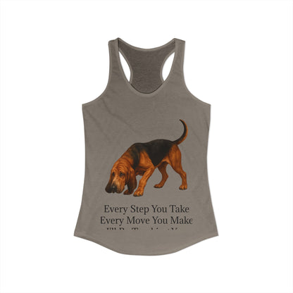 Tracking You Women's Racerback Tank