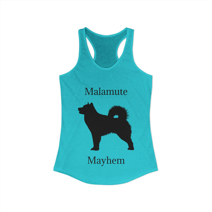 Malamute Mayhem Women's Racerback Tank