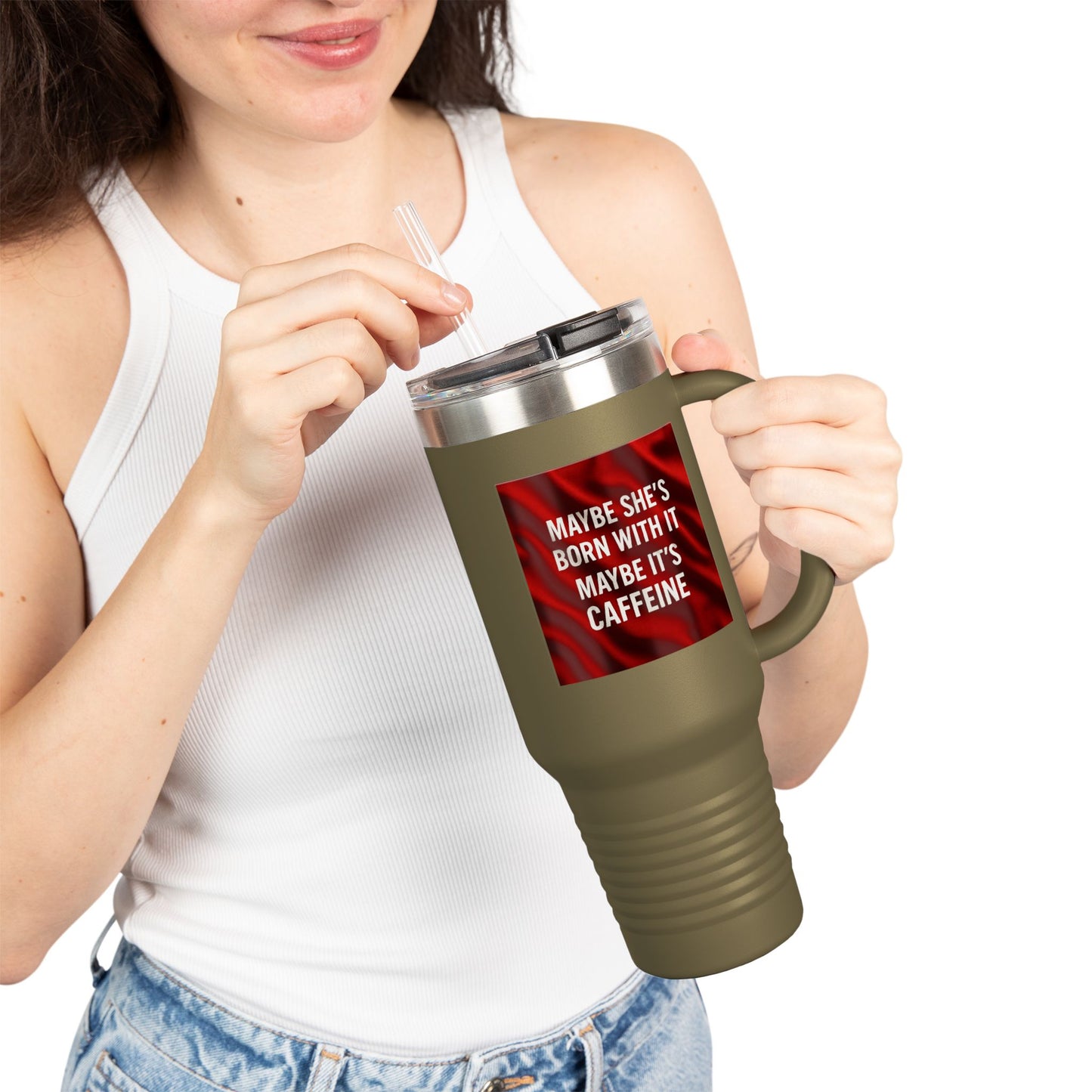 Born With It Insulated Travel Mug