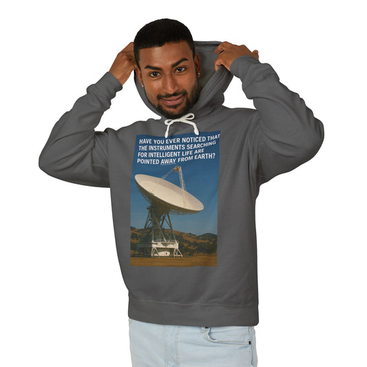 Intelligent Life Unisex Lightweight Hoodie