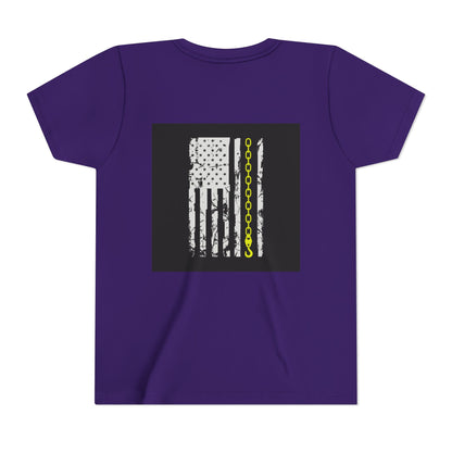 Thin Yellow Line Youth Unisex Short Sleeve Crewneck Tee