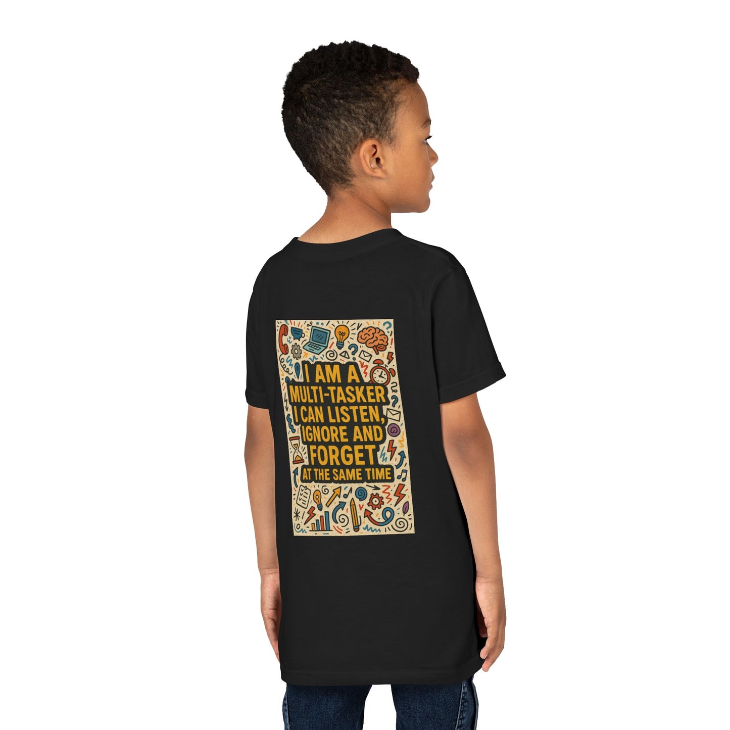 Multi-Tasker Youth Unisex Short Sleeve Crewneck Tee