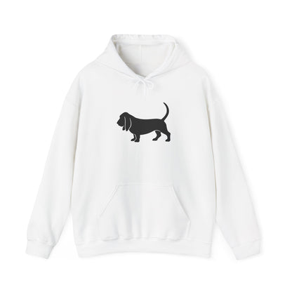 Basset Silhouette Unisex Hoodie
