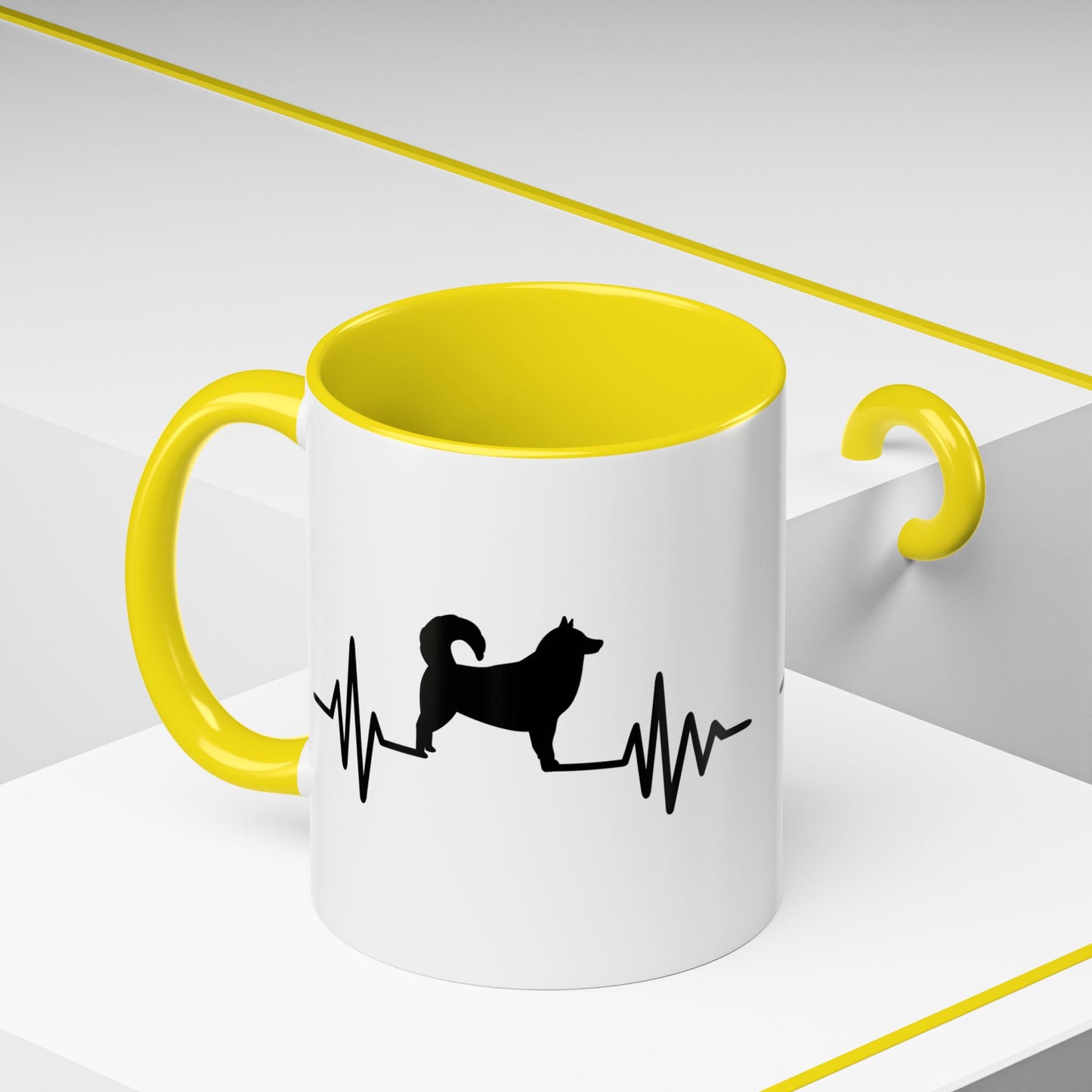 My Heart Beats For Malamutes 2-Tone Coffee Mug