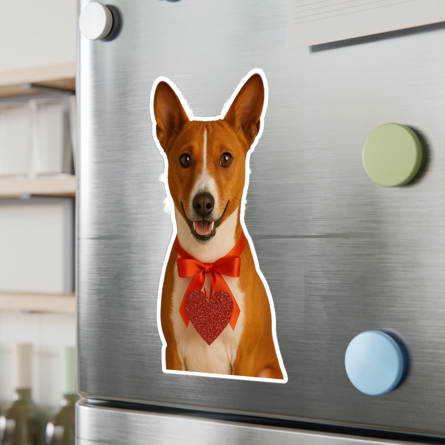 Cupid's Companion Basenji Vinyl Decal