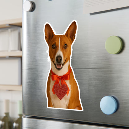 Cupid's Companion Basenji Vinyl Decal