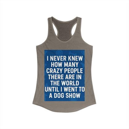 Never Knew Women's Racerback Tank