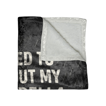 Dumbrella Crushed Velvet Blanket