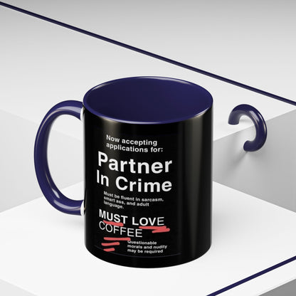 Partner In Crime 2-Tone Coffee Mug
