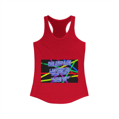 Glow Sticks Women's Racerback Tank