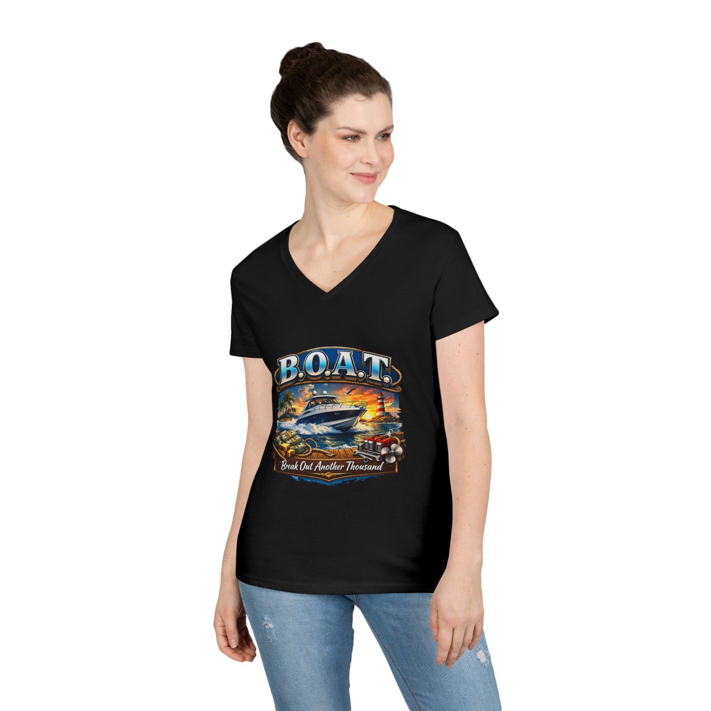 B.O.A.T. Women's V-Neck T-Shirt